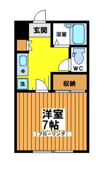 レジデンス松原 104 間取り図