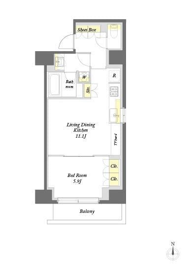 プライムメゾン日本橋馬喰町 1001