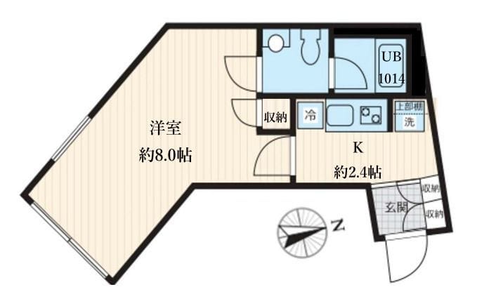 Fullea若林 103 間取り図