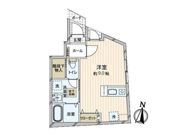 M&M太子堂 101 間取り図
