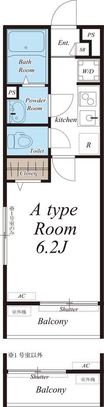 リブリ・クレール江北 102