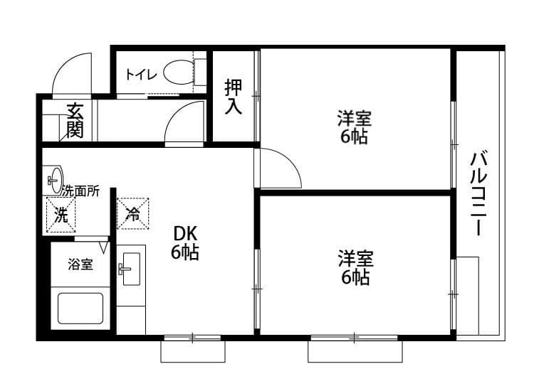 メゾン・ド・メルべーユ 305 間取り図