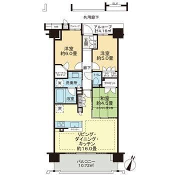 ドレッセ西馬込 0503 間取り図