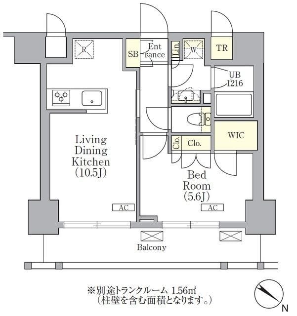 ORSUS 三ノ輪 405 間取り図