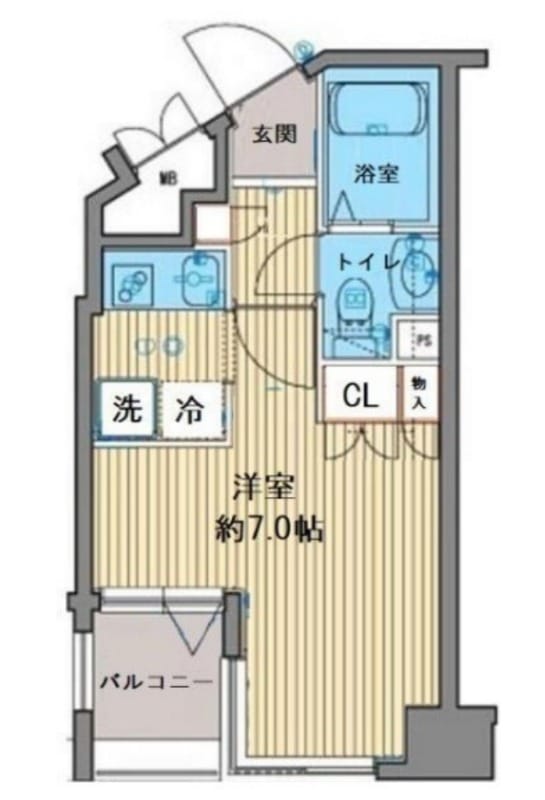 ガーラ文京本郷台 802 間取り図