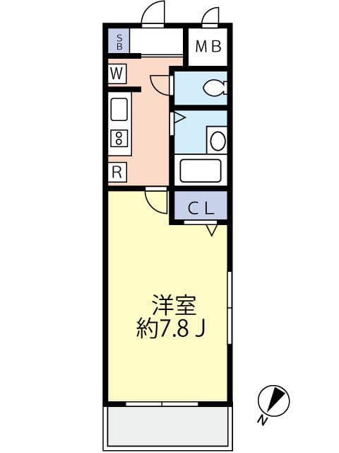 グランヴァン駒込染井 0301 間取り図