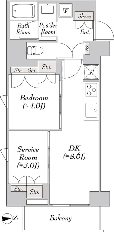ミリアレジデンス両国 601