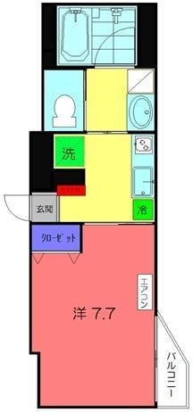 ヴァンヴェール岡埜 202 間取り図