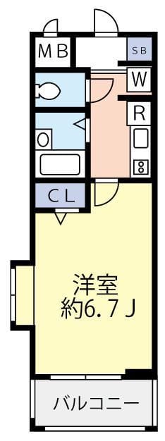 グランヴァン西馬込Ⅱ 0502 間取り図