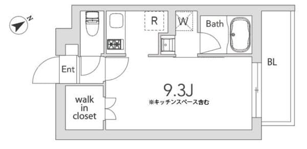 Terrace Kitazawa 102 間取り図