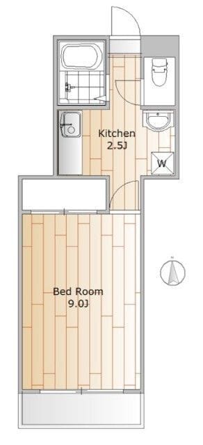 パレ鷹番 203 間取り図
