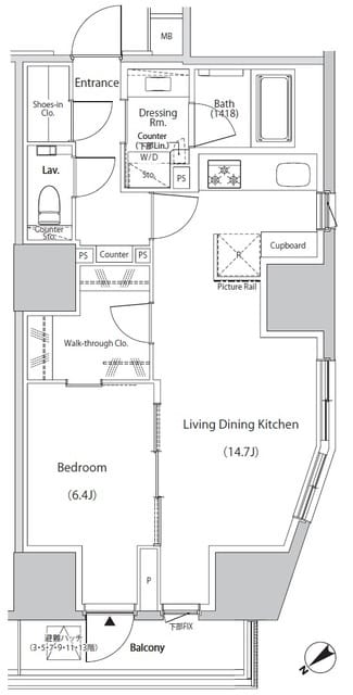 ザ・パークハビオ市ヶ谷イースト 503