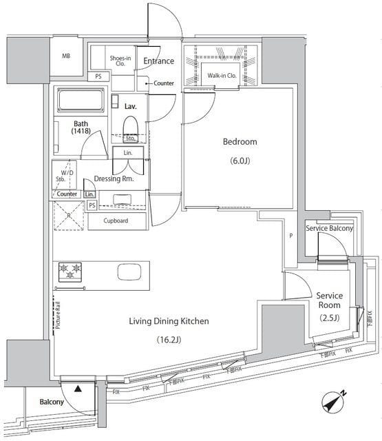 ザ・パークハビオ市ヶ谷イースト 505