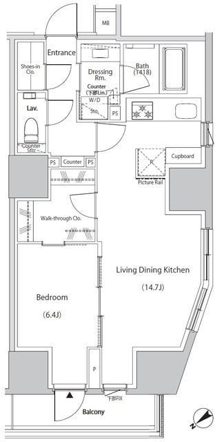 ザ・パークハビオ市ヶ谷イースト 603