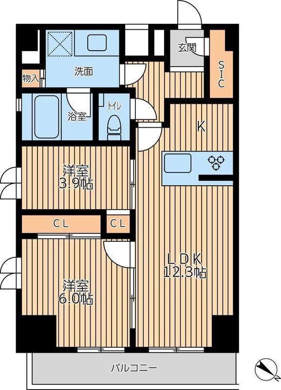 CityLuxYokohama 1004 間取り図