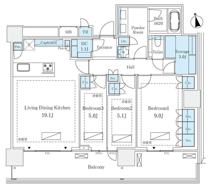 パークコート浜離宮ザタワー 1204