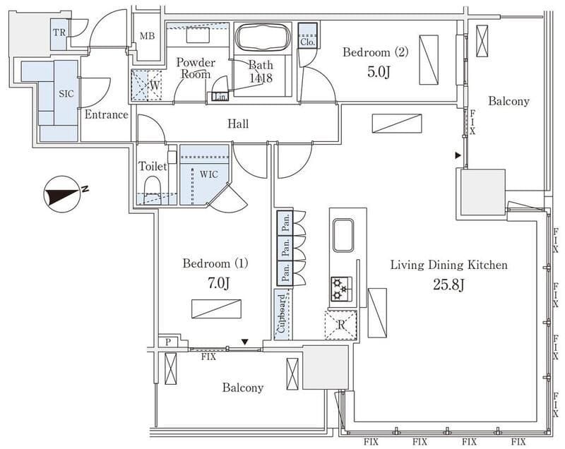 パークコート浜離宮ザタワー 1708