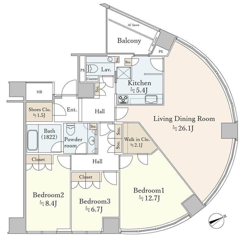 青山ザ・タワー 1506