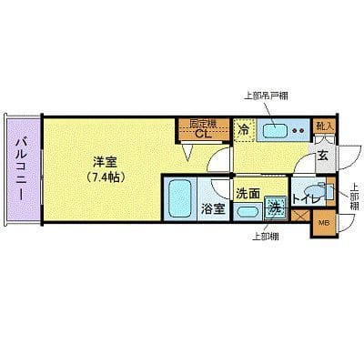 ハーモニーレジデンス品川高輪 305 間取り図