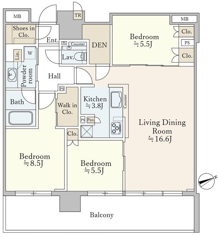 三田聖坂ガーデンレジデンス 406