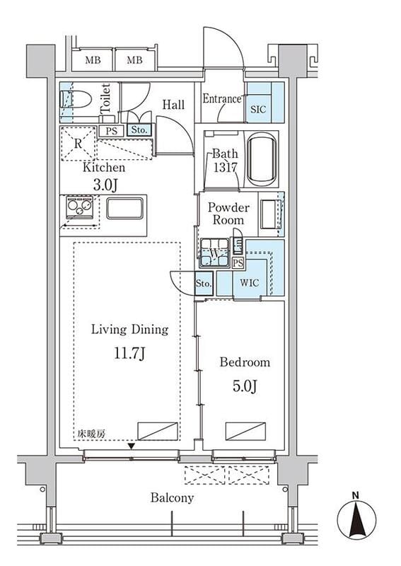 グランドゥールプレミアム代々木大山 302
