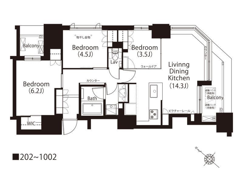 フレンシア築地 502