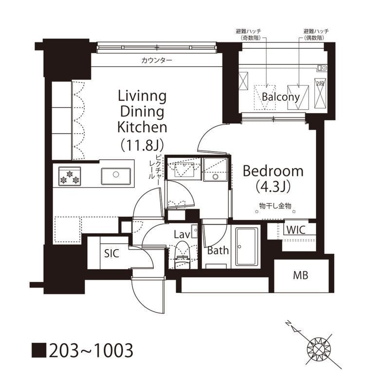 フレンシア築地の写真