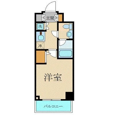 プレール・ドゥーク銀座EASTⅡ 302 間取り図