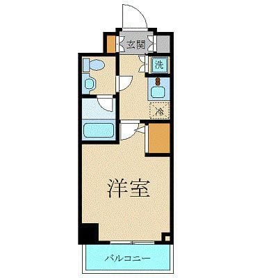 プレール・ドゥーク銀座EASTⅡ 407 間取り図