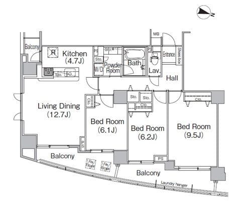 ミレニアムガーデンコート 206