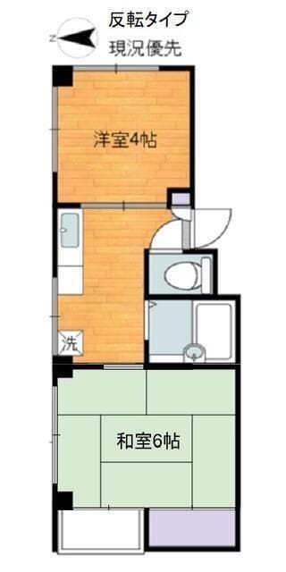 パレス内田2号館 202 間取り図