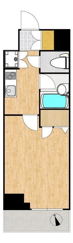 パレステュディオ早稲田ParkView 906 間取り図