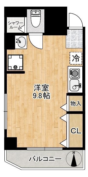 マンショングローリー 603 間取り図