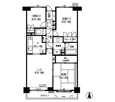 グリーンフォレスト宮前平 402