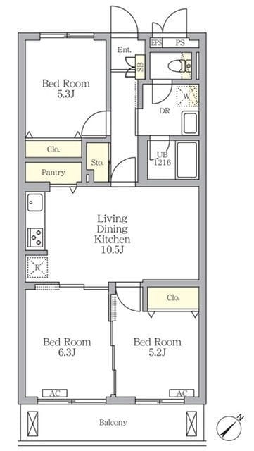 メゾンカルム中落合Southの写真
