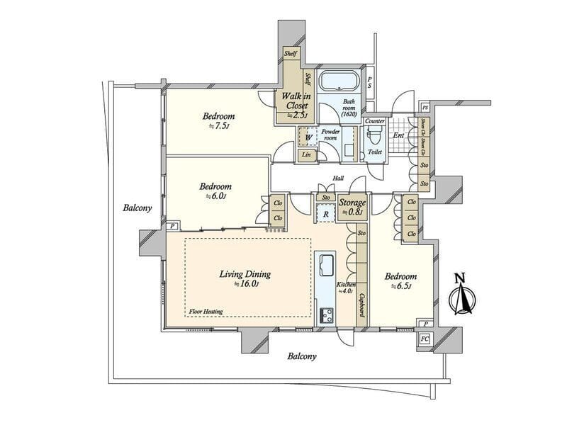 HARUMI FLAG PARK VILLAGE T棟 1305