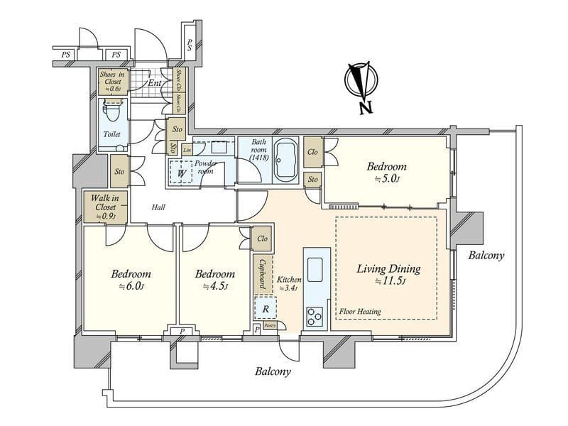 HARUMI FLAG PARK VILLAGE T棟 1401