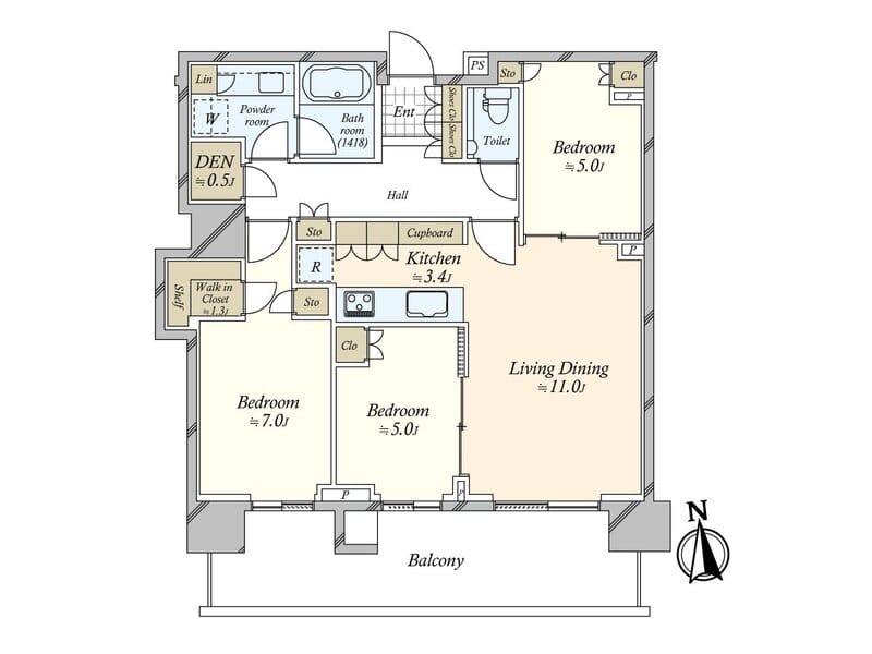 HARUMI FLAG PARK VILLAGE T棟 1606