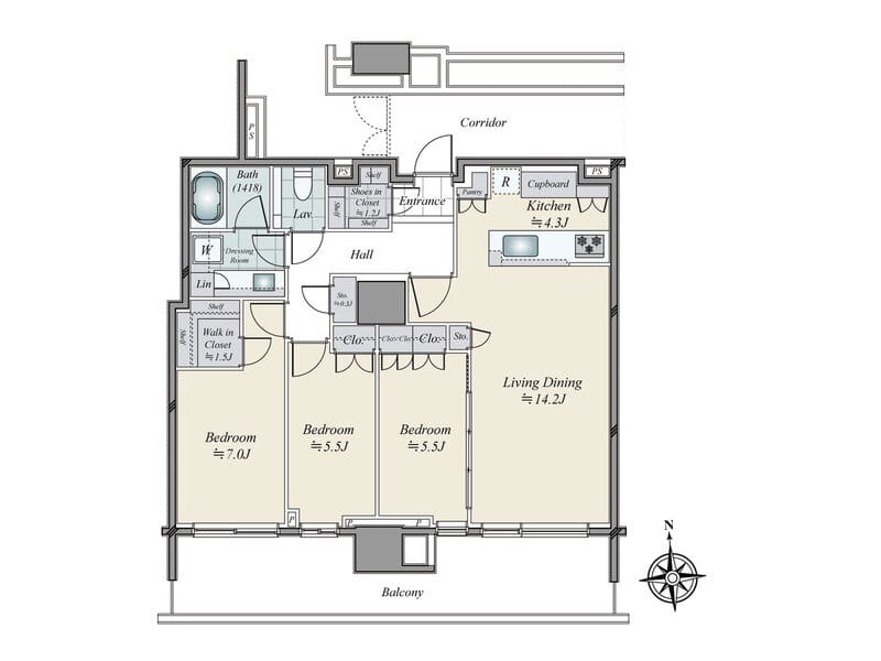 HARUMI FLAG PARK VILLAGE T棟 3005