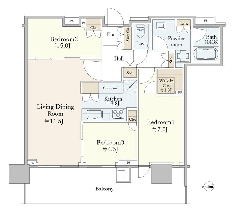 HARUMI FLAG PARK VILLAGE T棟 3203