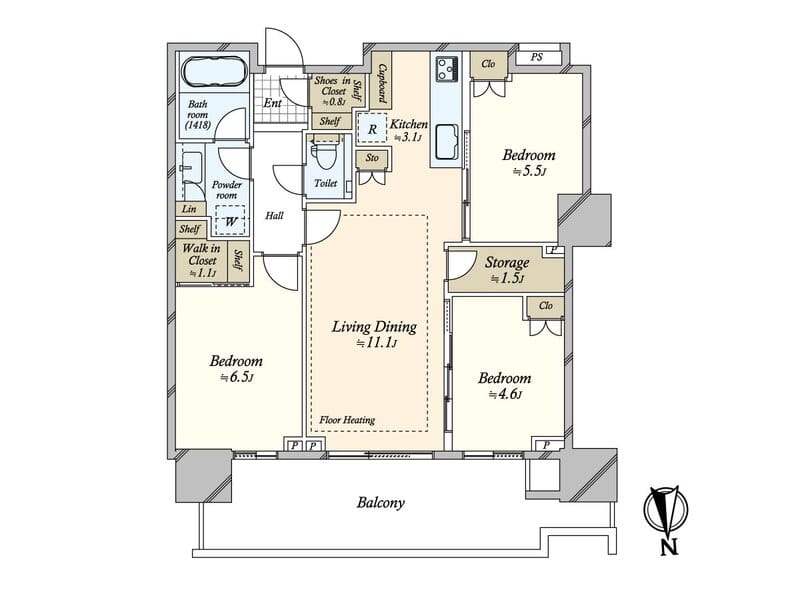 HARUMI FLAG PARK VILLAGE T棟 3415