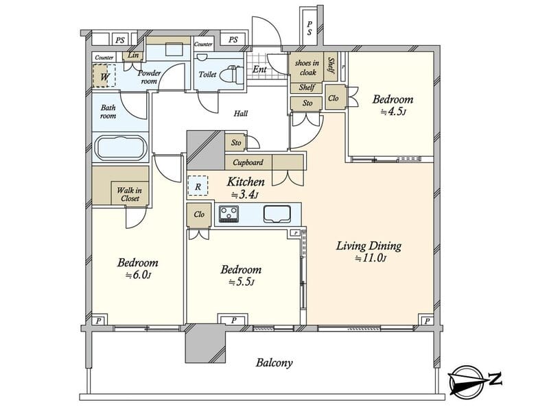 HARUMI FLAG PARK VILLAGE T棟 4011