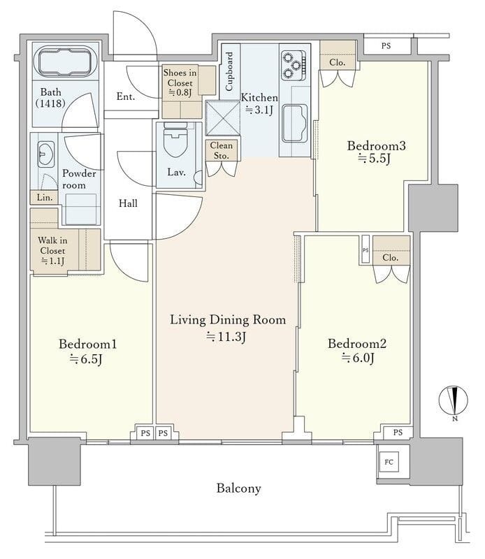 HARUMI FLAG PARK VILLAGE T棟 4115