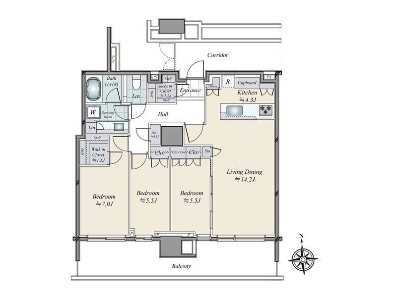 HARUMI FLAG PARK VILLAGE T棟 4305