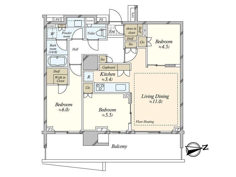 HARUMI FLAG PARK VILLAGE T棟 4511