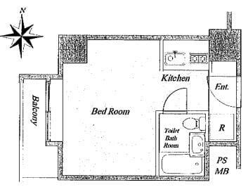 大橋スカイハイツ 801