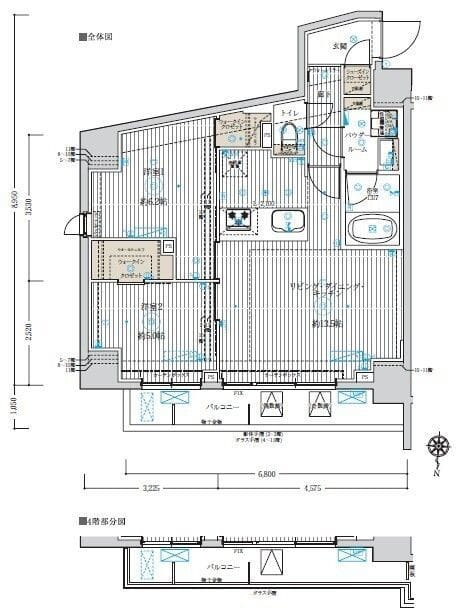 フュージョナル五反野DUE 0404 間取り図
