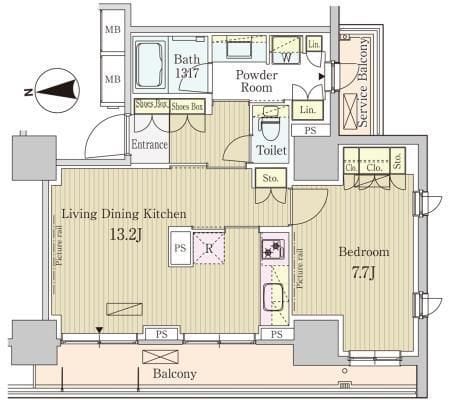 パークアクシス池田山 1004