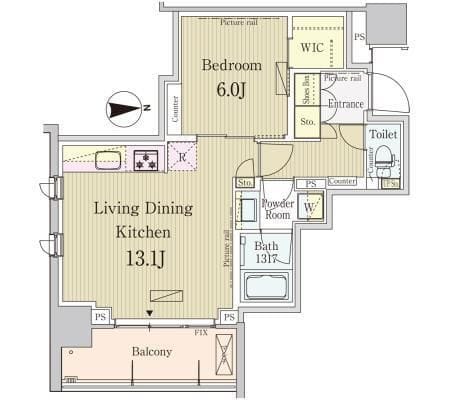 パークアクシス池田山 1006