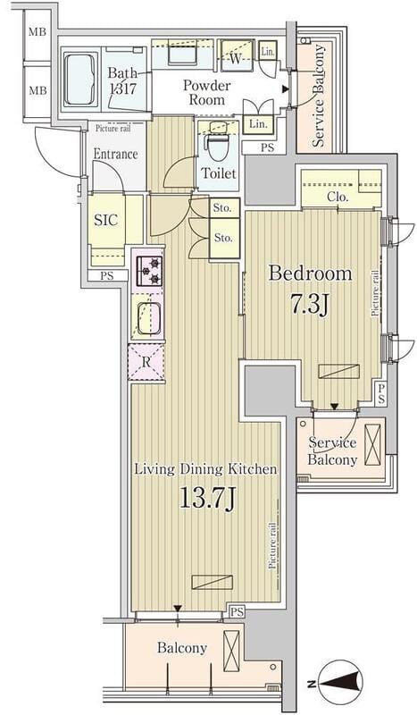 パークアクシス池田山 206